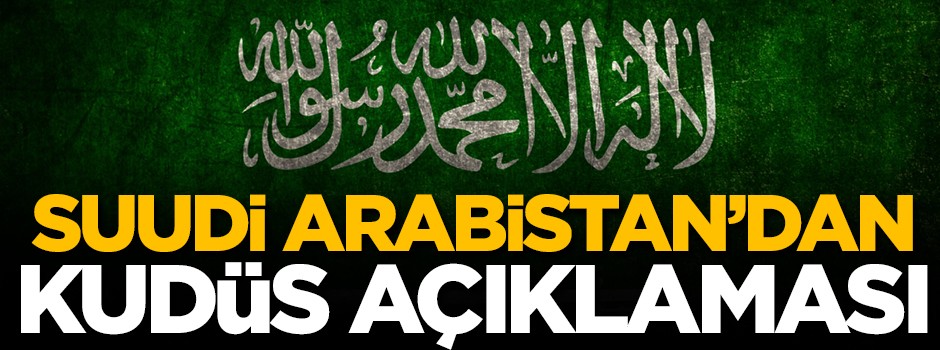Suudi Arabistan'dan patronunu kızdıracak Kudüs açıklaması: Sarf edilen çabalar...