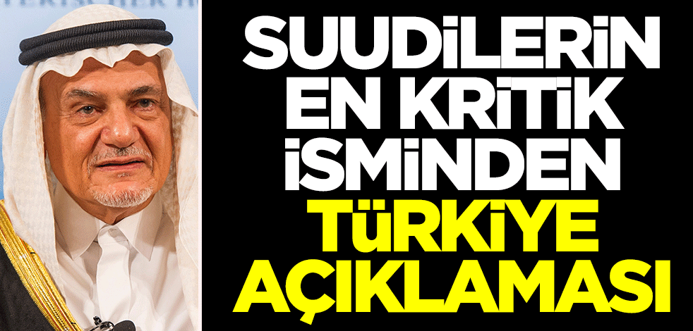 Suudi Arabistan'ın en kritik isminden Türkiye açıklaması: Üst düzeyde olmalı! Benim ninem de...