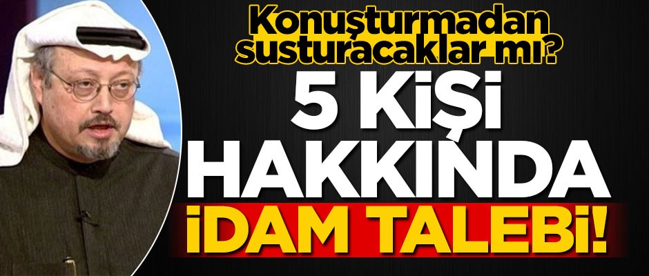 Suudi başsavcılığı, Kaşıkçı cinayetinde 5 kişinin idamını istedi