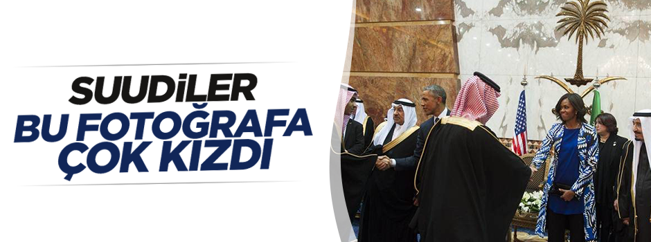 Suudiler bu fotoğrafa çok kızdı