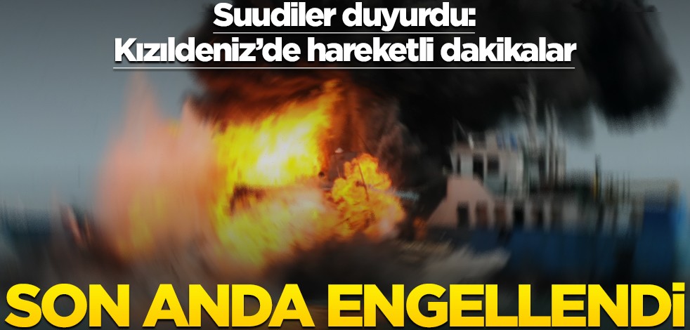 Suudiler duyurdu: Kızıldeniz'de yok edildi!