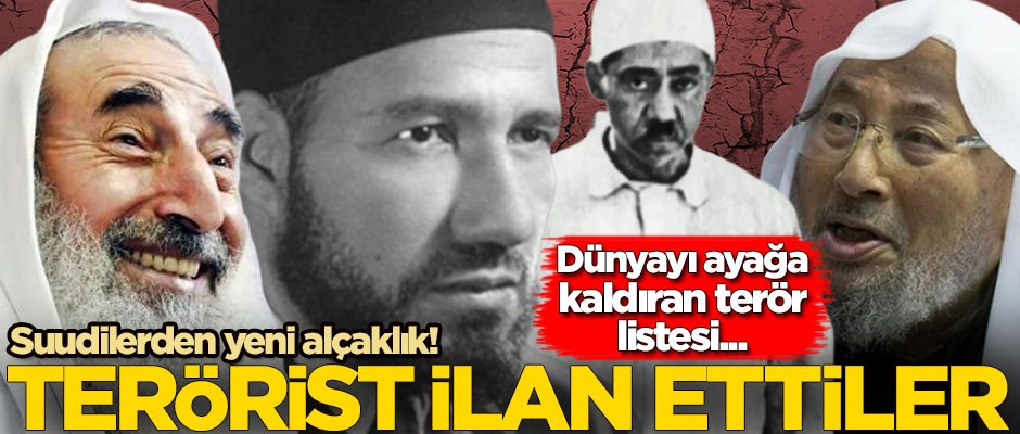 Suudilerden yeni alçaklık! Terörist ilan ettiler
