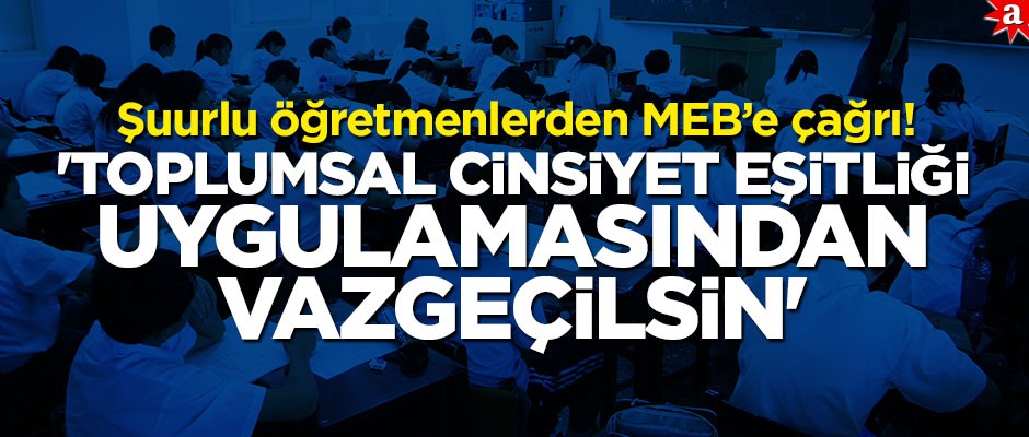 Şuurlu öğretmenlerden MEB’e çağrı: Karma eğitim kaldırılmalı