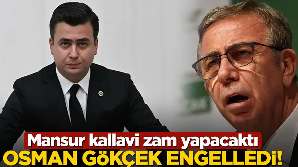 ‘Suya indirim yapacağız’ demiş ama zam üstüne zam yapmıştı… Mansur’un son zammını Osman Gökçek engelledi!