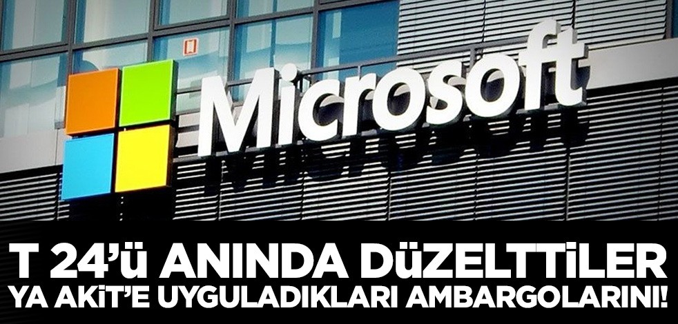 T 24’ü anında düzelttiler ya Yeni Akit’e uygulanan ambargolarını!