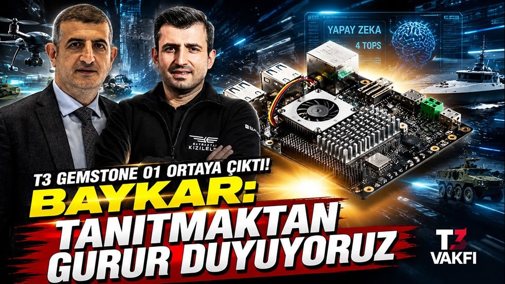 T3 Gemstone O1 ortaya çıktı! Baykar: Tanıtmaktan gurur duyuyoruz
