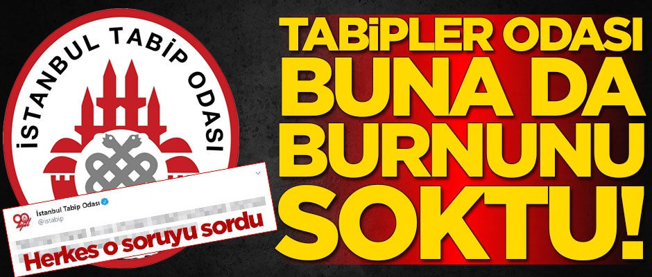 Tabipler Odası buna da burnunu soktu! Herkes o soruyu sordu