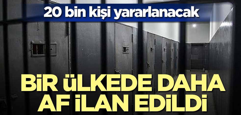 Tacikistan'da af çıktı! 25 bin kişi cezaevinden çıkacak