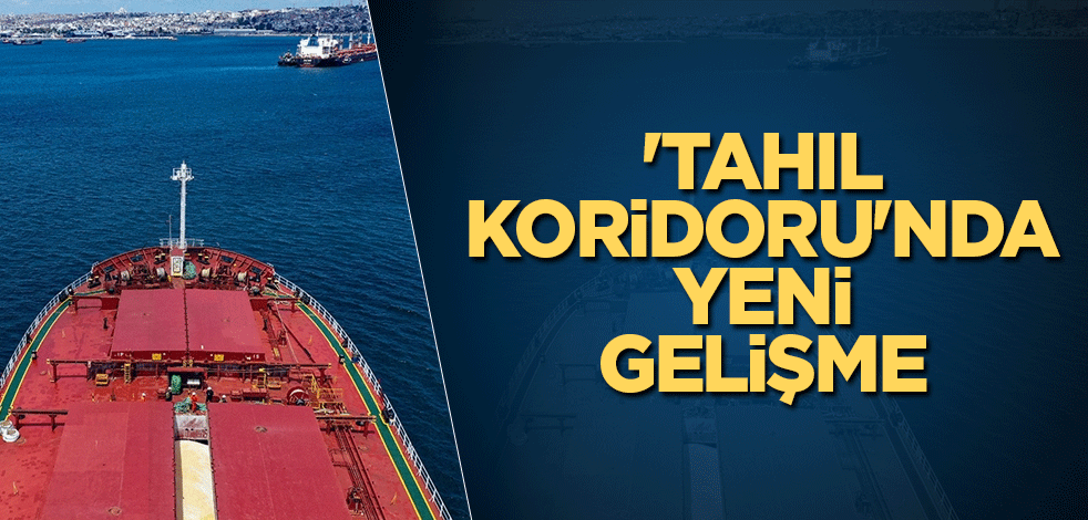 'Tahıl koridoru'nda yeni gelişme