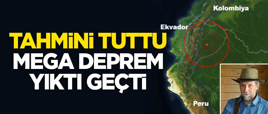 Tahmini tuttu! Mega deprem yıktı geçti