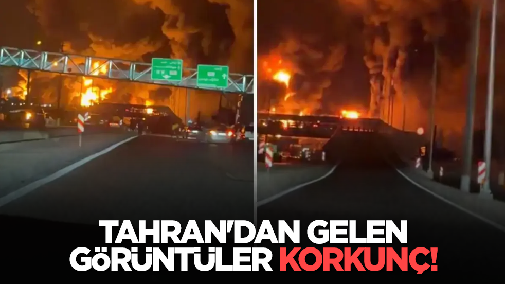 Tahran'dan gelen görüntüler korkunç!