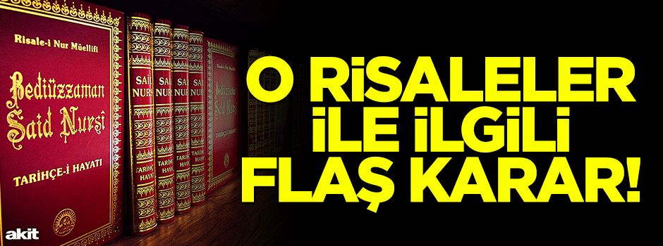Tahrifatlı risalelerin basımı durdurulacak