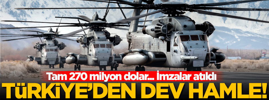 TAI, Sikorsky ile 270 milyon dolarlık anlaşma imzaladı