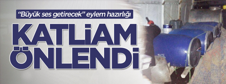 Takip edilen araçtan 3 ton bomba çıktı