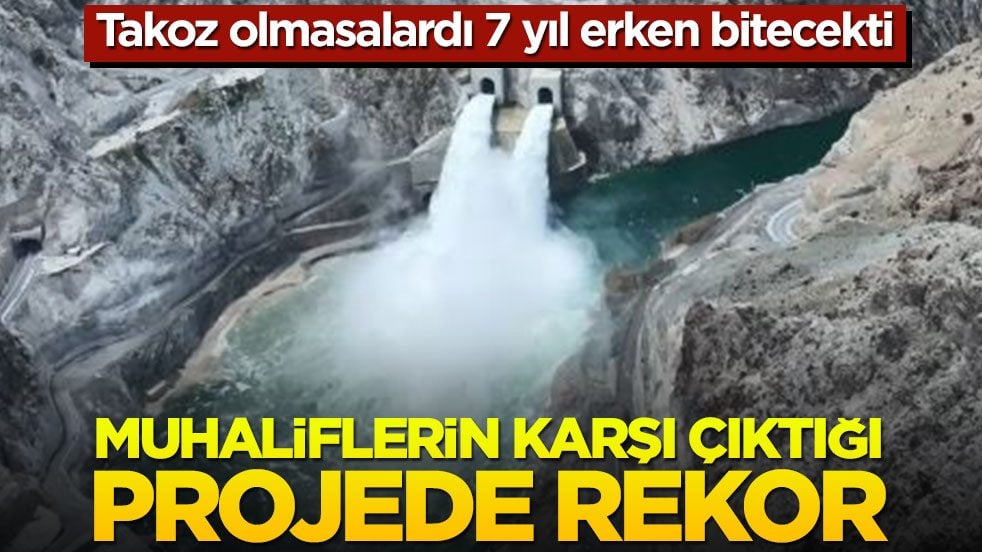 Takoz olmasalardı 7 yıl erken bitecekti! Muhaliflerin karşı çıktığı projede rekor