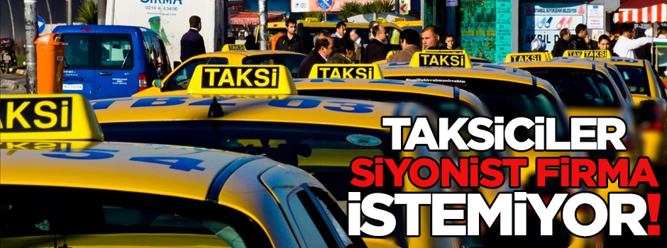 Taksiciler Pazartesi günü eylemde