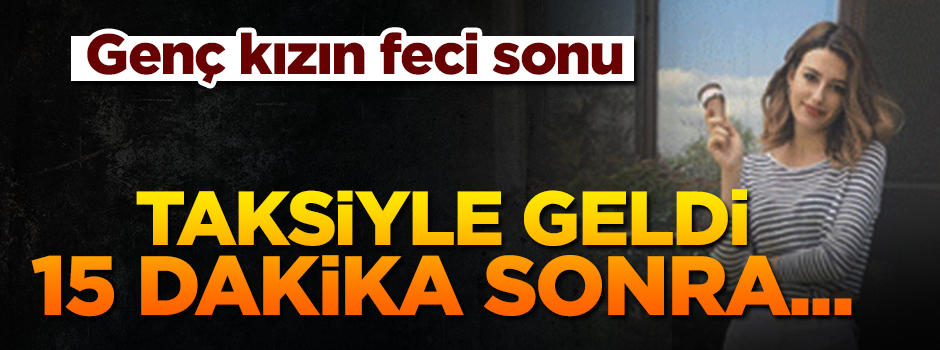 Genç kız kendisini 6.kattan aşağıya bıraktı