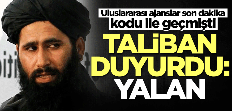 Taliban'dan Afgan lideri yalanlaması! Abdulgani Birader ismi doğru değil