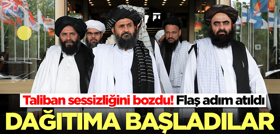 Taliban sessizliğini bozdu! Flaş adım atıldı: Dağıtıma başlandı