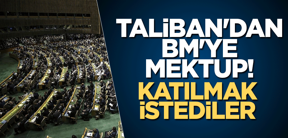Taliban'dan BM'ye mektup! Katılmak istediler