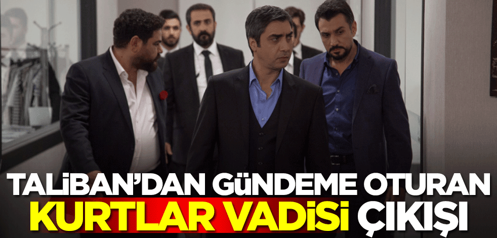 Taliban'dan gündeme oturan Kurtlar Vadisi çıkışı