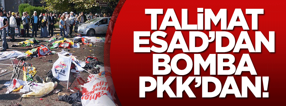 Talimat Esad'dan, bomba PKK'dan!