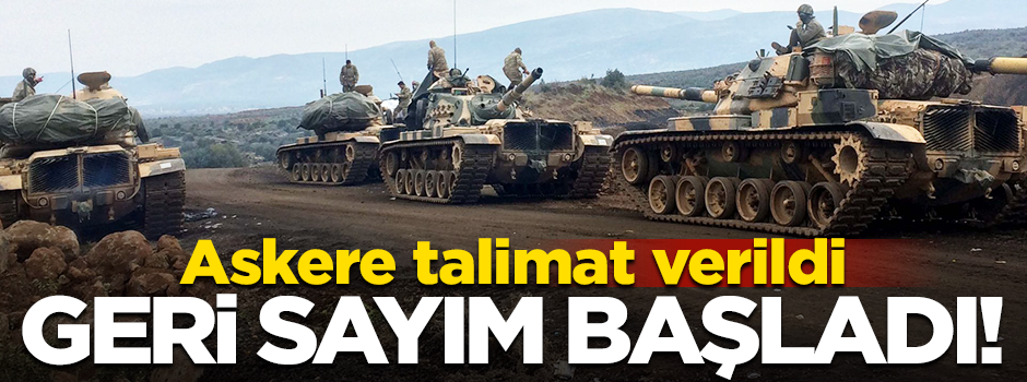 Talimat verildi! Fırat'ın doğusu için geri sayım başladı