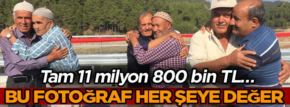Tam 11 milyon 800 bin TL… Bu fotoğraf her şeye değer