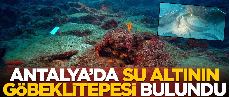 Tam 14 metre! Antalya'da su altının Göbeklitepesi bulundu