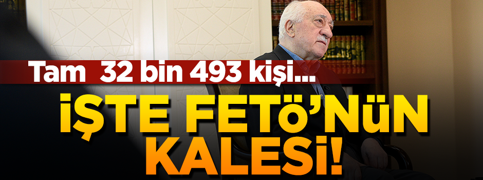 Tam 32 bin 493 kişi...İşte FETÖ’nün ABD’deki kalesi!