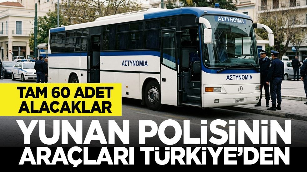 Tam 60 adet alacaklar: Yunan polisinin araçları Türkiye’den