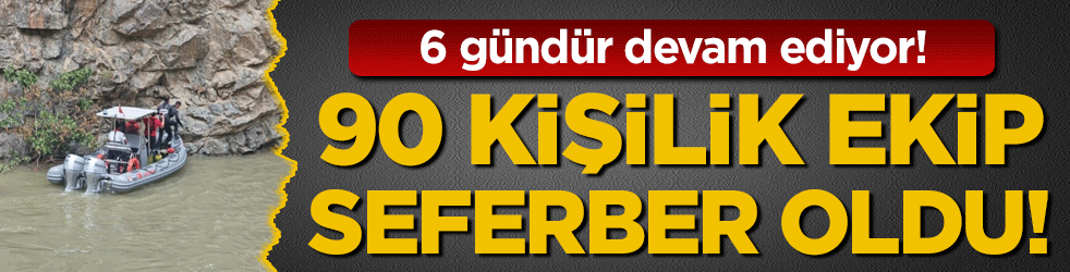 Tam 90 kişi seferber oldu: Baba oğuldan iz yok!