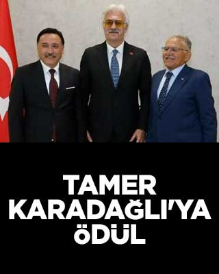 Tamer Karadağlı'ya ödül