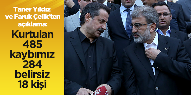 Taner Yıldız ve Faruk Çelik'ten açıklamalar