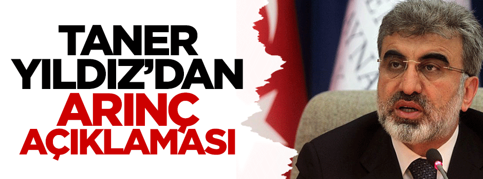 Taner Yıldız'dan Arınç açıklaması