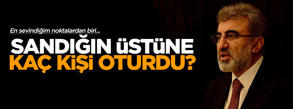 Taner Yıldız: En sevindiğim noktalardan biri...