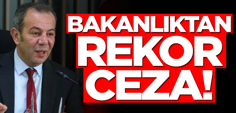 Tanju Özcan'a büyük şok! Bolu Belediyesi'ne rekor ceza