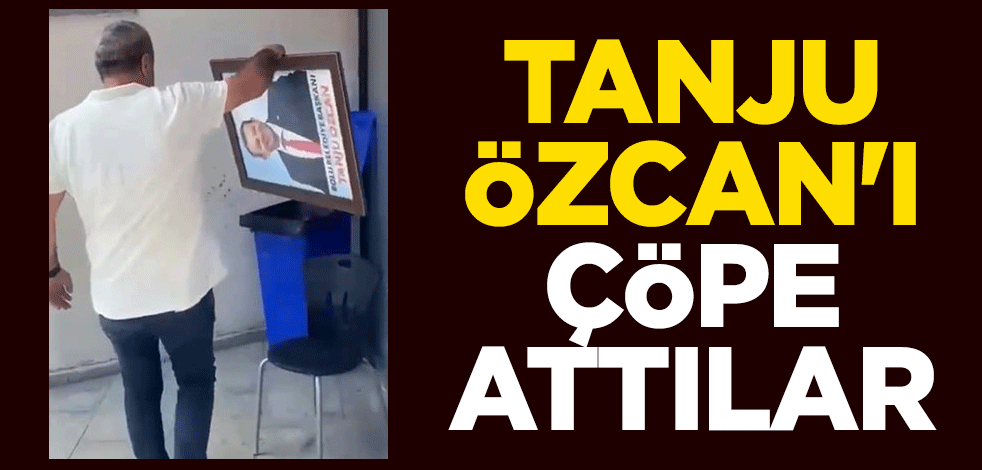 Tanju Özcan'ın fotoğrafı çöpe atıldı! CHP'den flaş açıklama