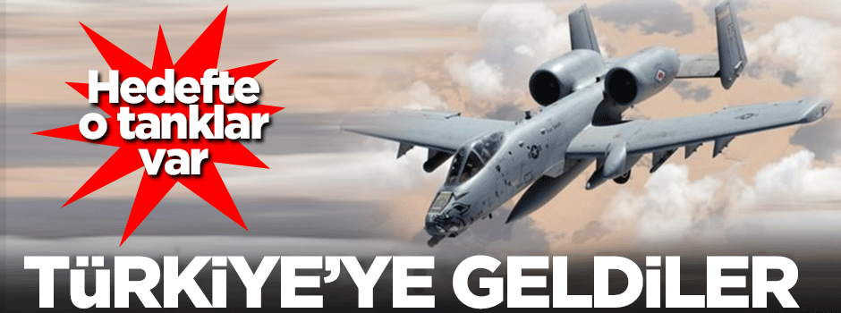 Tank avcıları İncirlik'e geldi