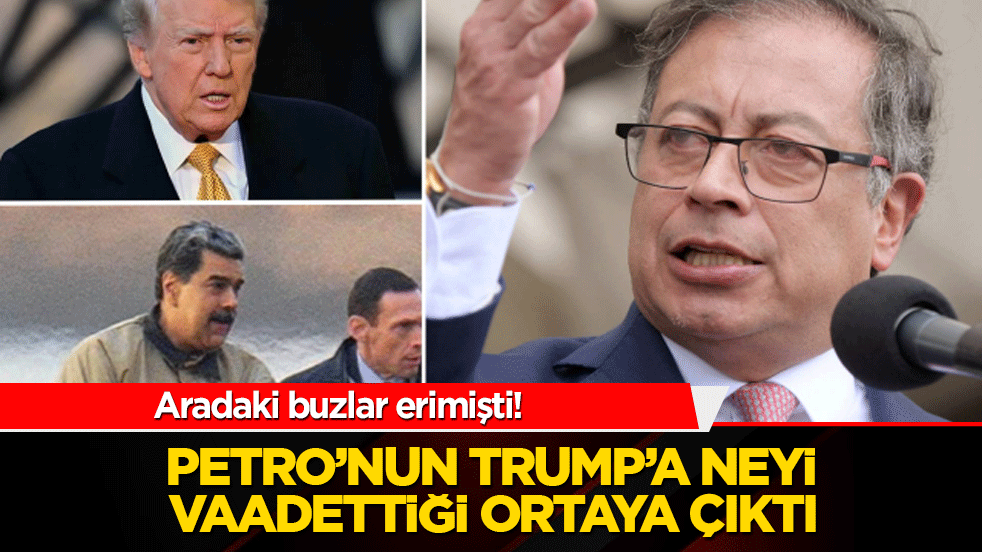 Tansiyon düşüyor! Petro'nun Trump'a neyi vaadettiği ortaya çıktı