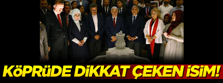 Tansu Çiller de 15 Temmuz Şehitler Köprüsü'ndeydi!