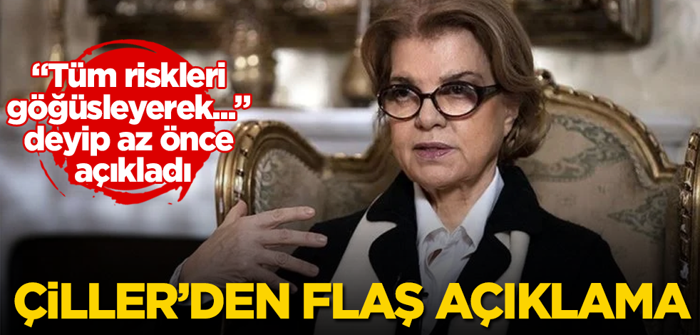 Tansu Çiller'den flaş çıkış! "Tüm riskleri göğüsleyerek..." deyip az önce açıkladı