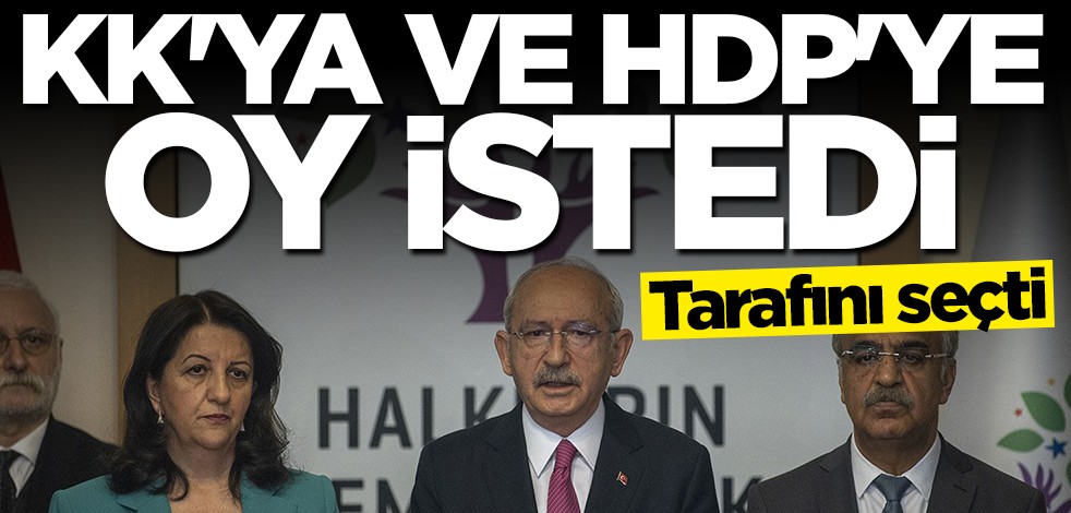 Tarafını seçti: Kılıçdaroğlu'na ve HDP'ye oy istedi