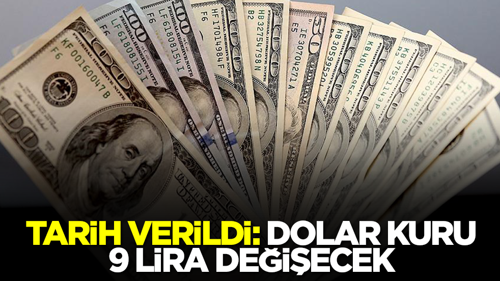Tarih verildi: Dolar 9 lira değişecek