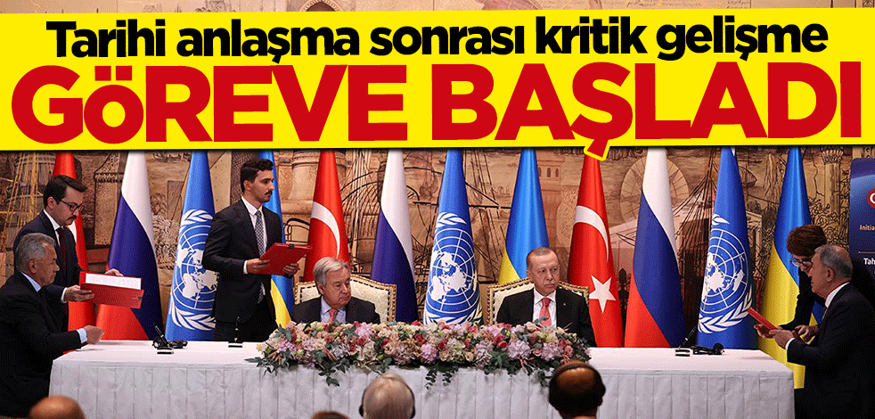 Tarihi anlaşma sonrası kritik gelişme: Göreve başladı