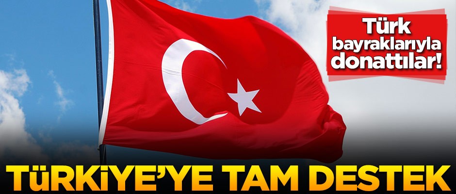 Tarihi ayarın ardından Türkiye'ye büyük destek verdiler!