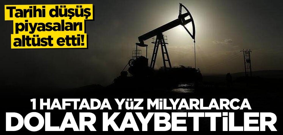 Tarihi düşüş piyasaları altüst etti: 1 haftada yüz milyarlarca dolar kaybettiler