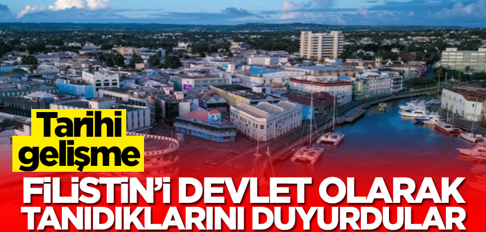 Tarihi gelişme! Filistin'i devlet olarak tanıdıklarını dünyaya duyurdular
