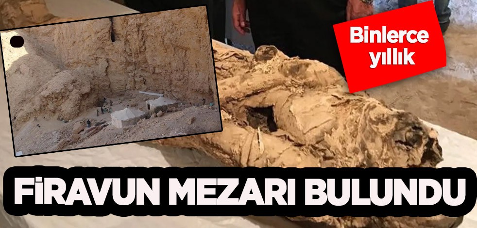 Tarihi keşif! Mısır-İngiliz keşif aracı ekibi, binlerce yıl öncesine ait! Firavun mezarı kazılarda bulundu