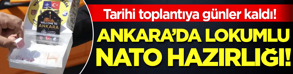 Tarihi toplantıya günler kaldı! Ankara'da lokumlu NATO hazırlığı! 